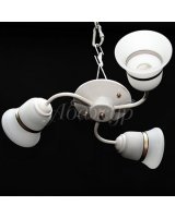 Люстра потолочная с 3-мя плафонами 29-A162/3 WT+WT