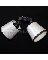 Люстра потолочная с 2-мя плафонами HTD-1040/2 CR+BK