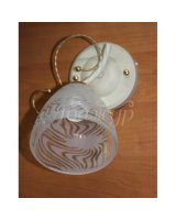 Бра классическое с плафоном HTD-9076/1AW YL+FG